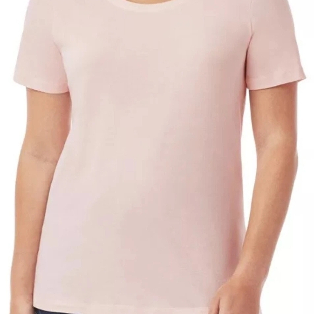 Fitted Pink Short Sleeve T-Shirt